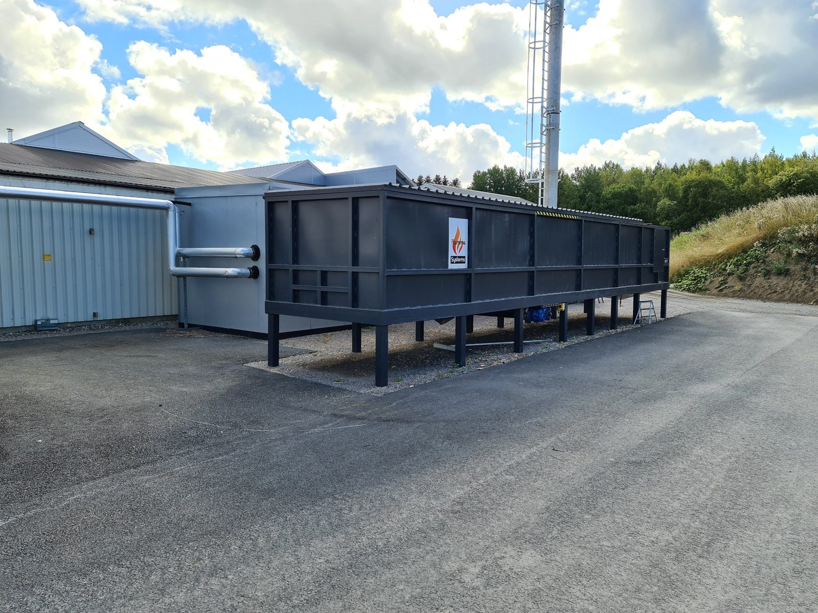 Flisficka med skrapbotten, Flamma Systems